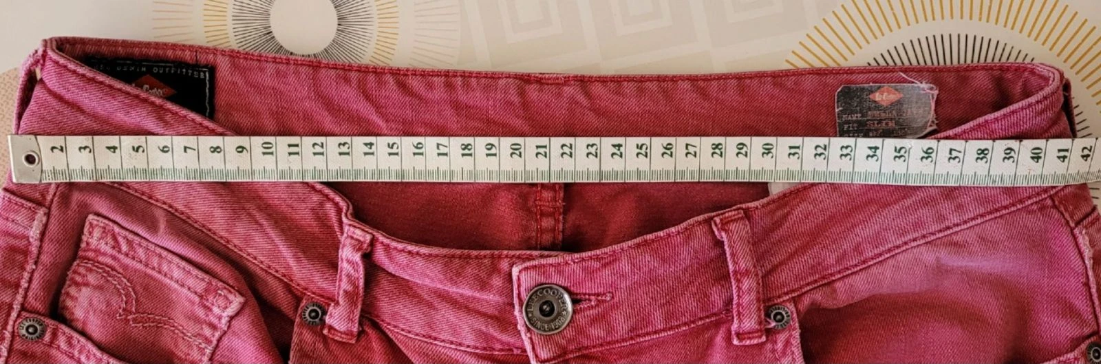 Lee Cooper Jeans TFr40/TL-Rosa-Modelo Bella Capri-Corte Skinny-BE – photo 8